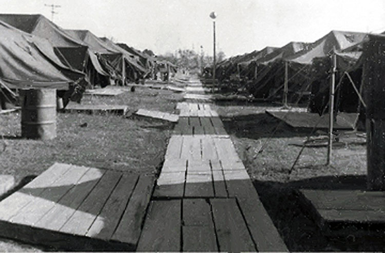 8. Da Nang AB, 35th APS, Tent City 1965.