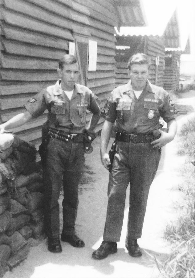 13. Da Nang AB: L/R A1C Darrell Parker and Richard Suggs