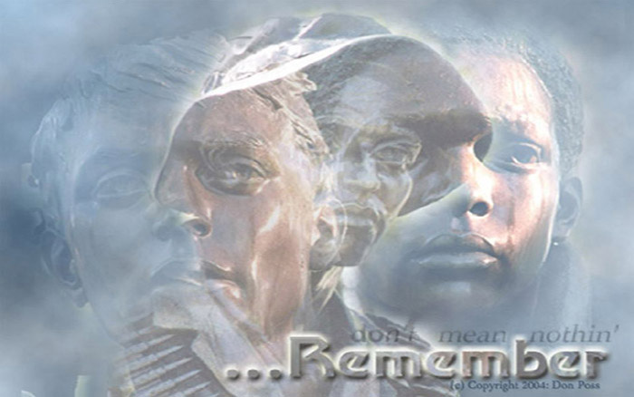 Vietnam Veterans Memorial - Three Warriors. (c) 2004 by Don Poss