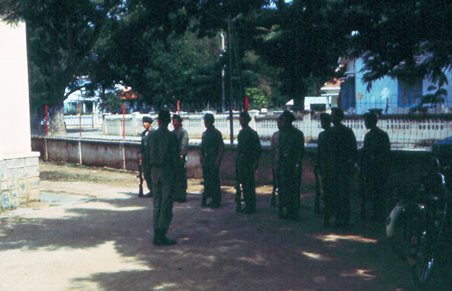 14. Phan Rang Area. ARVN post Photo by: SSgt John Achelpohl. 1966.