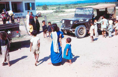 13. Phan Rang MED Call. Photo by: SSgt John Achelpohl. 1966.