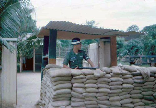 7. Phan Rang MP Station. Check point bunker. Photo by: SSgt John Achelpohl. 1966.