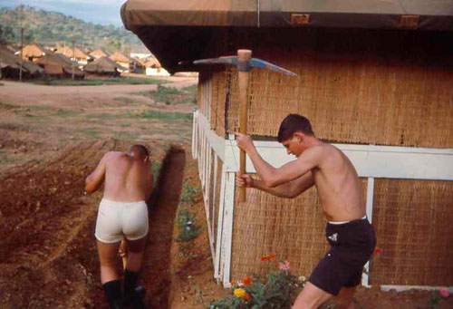 8. Phan Rang SPS Barracks. Photo by: SSgt John Achelpohl. 1966.