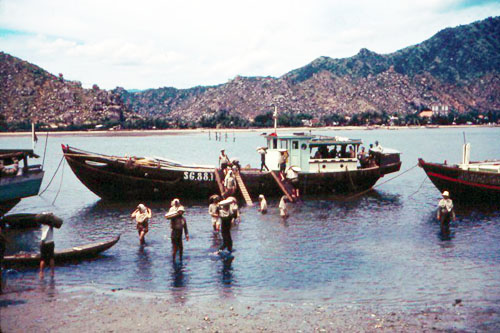 12. Phan Rang Seaside.Salt Business. Photo by: SSgt John Achelpohl. 1966.