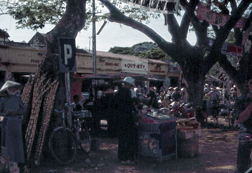 13. Phan Rang Joint Town Patrol. Town Square. Photo by: SSgt John Achelpohl. 1966.