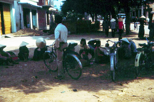 18. Phan Rang Joint Town Patrol. Market Photo by: SSgt John Achelpohl. 1966.