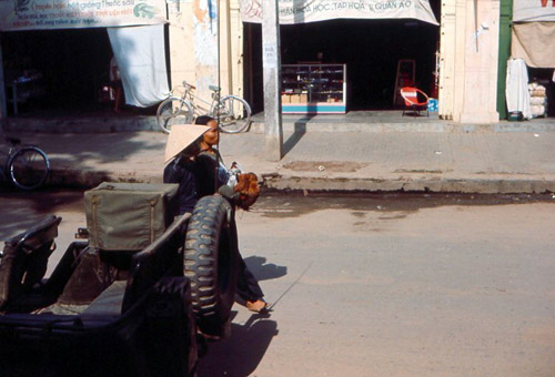 23. Phan Rang Joint Town Patrol. Market Photo by: SSgt John Achelpohl. 1966.