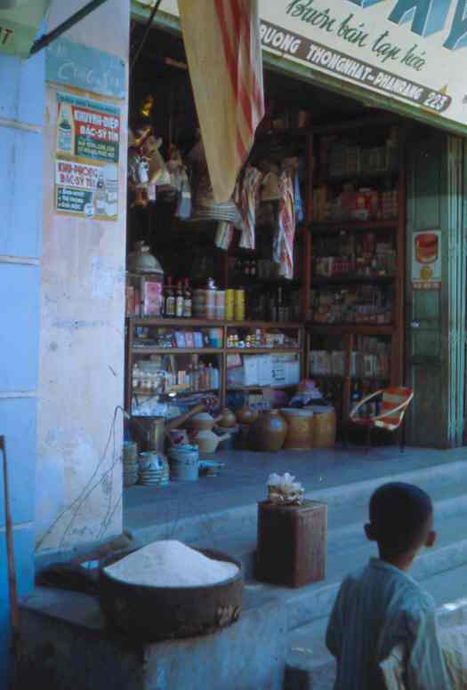 33. Phan Rang Joint Town Patrol. Market Photo by: SSgt John Achelpohl. 1966.