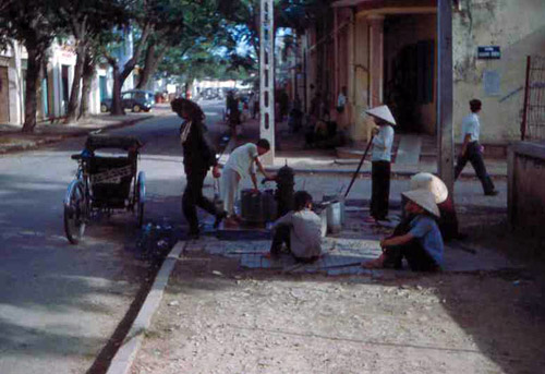 36. Phan Rang Joint Town Patrol. Market Photo by: SSgt John Achelpohl. 1966.