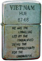 Vietnam Zippo Lighters