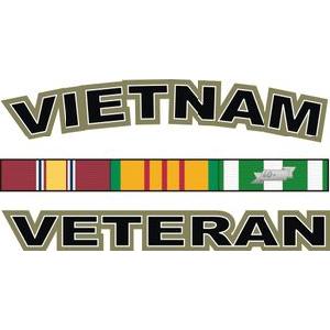 Download Vspa Bx Store Decal Vietnam Veteran With Ribbon Bar Od Green